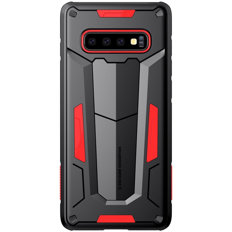 

Чехол NILLKIN Defender II Для Samsung Galaxy S10 Plus [Сильный Гибридный Защитный Кожух TPU Для ПК] - Красный, Galaxy S10 Plus