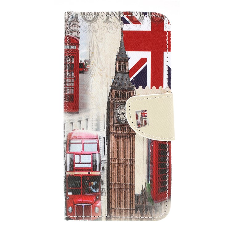 Für Samsung Galaxy M20 Geldbörse Aus Leder Mit Kreuzstruktur - London Elemente-1
