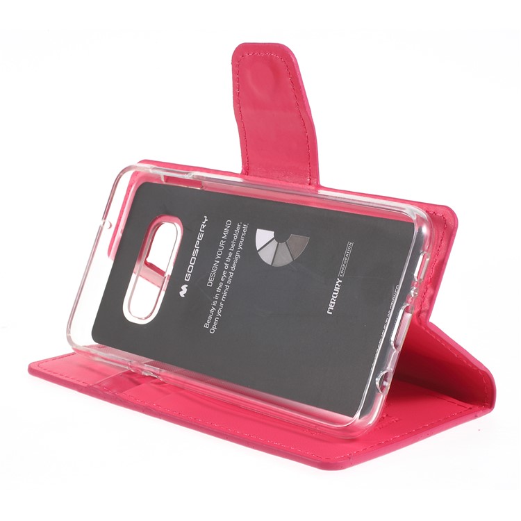 MERCURY GOOSPERY Sonata Diary Leather Wallet Case for Samsung Galaxy S10e - Rose-4
