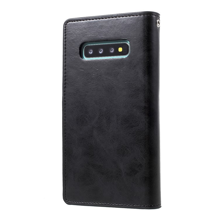 MERCURY GOOSPERY Mansoor Carteira Diário PU Capa De Couro Para Samsung Galaxy S10 Plus - Preto-2