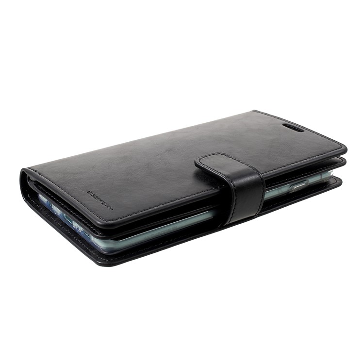 MERCURY GOOSPERY Mansoor Carteira Diário PU Capa De Couro Para Samsung Galaxy S10 Plus - Preto-3