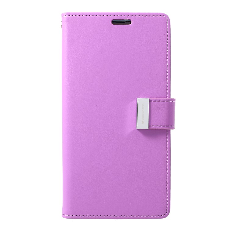 Mercury goospery кожаный чехол-кошелек для samsung galaxy s10 plus - пурпурный