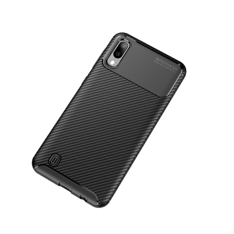 Carbon Fiber Texture TPU Shockproof Case Cover Samsung Galaxy M10 - Black-10