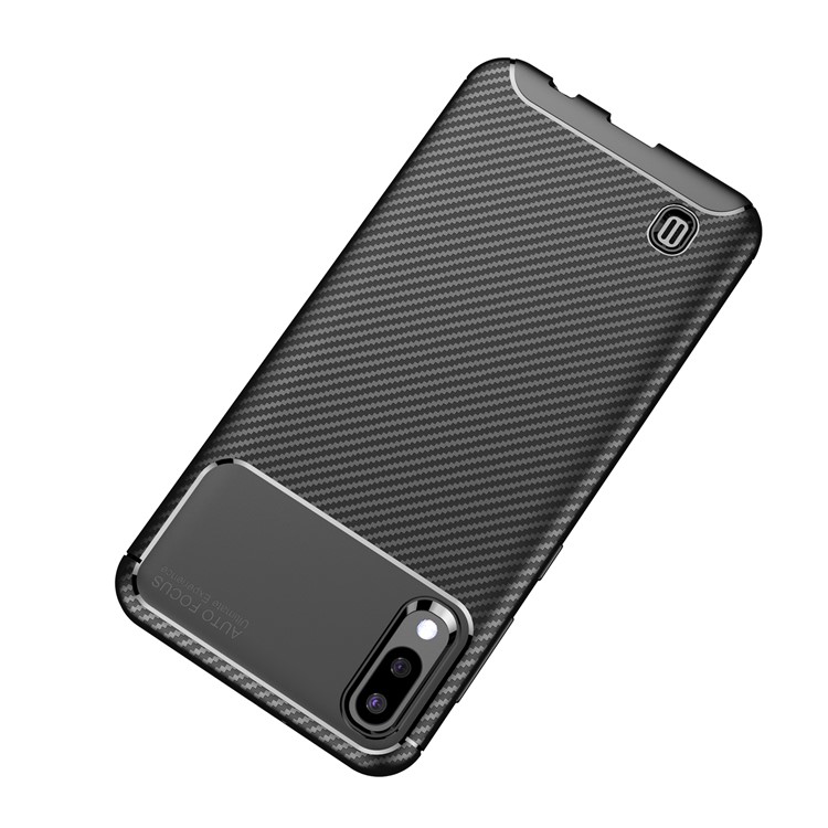 Carbon Fiber Texture TPU Shockproof Case Cover Samsung Galaxy M10 - Black-7