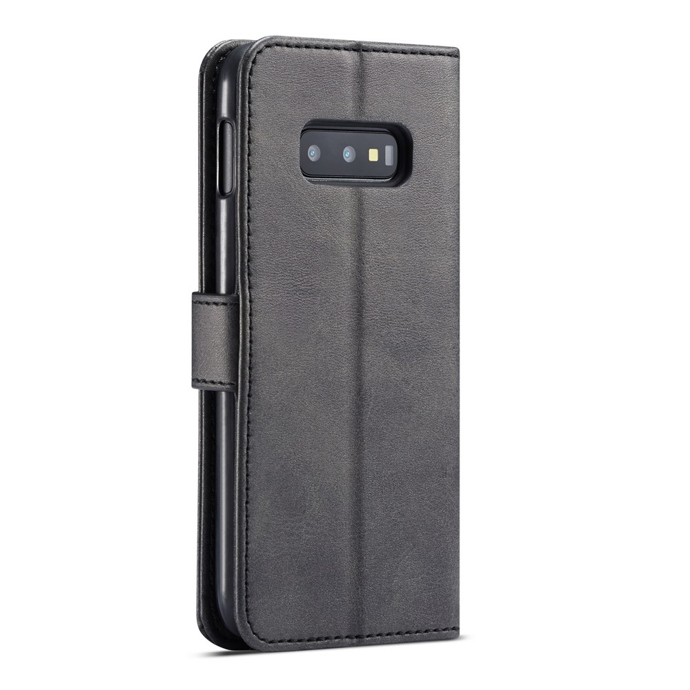 LC.IMEEKE Wallet Leather Stand Case for Samsung Galaxy S10e - Black-3