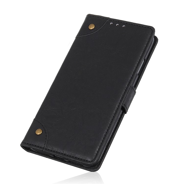 Wallet Leather Stand Case for Samsung Galaxy A10 - Black-2