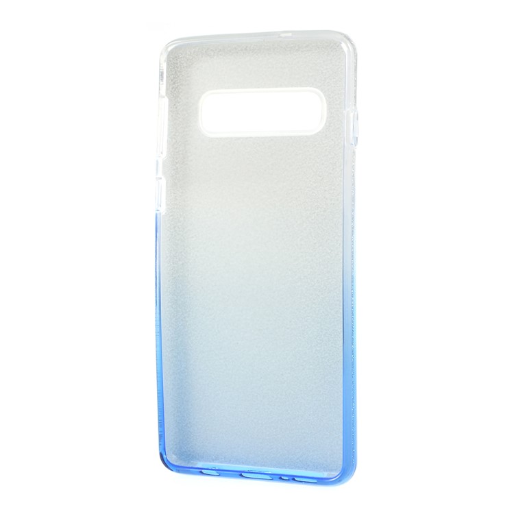 3-in-1 Gradient Color PC TPU Hybrid Phone Case Accessory for Samsung Galaxy S10 Plus - Blue-3