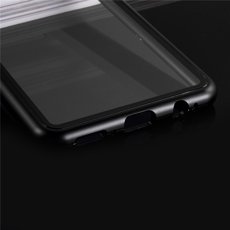 Struttura Magnetica Staccabile In Metallo + copertura Posteriore In Vetro Temperato Per Samsung Galaxy S10 - Nero-8
