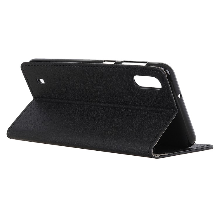 Wallet Leather Stand Case for Samsung Galaxy M10 - Black-6