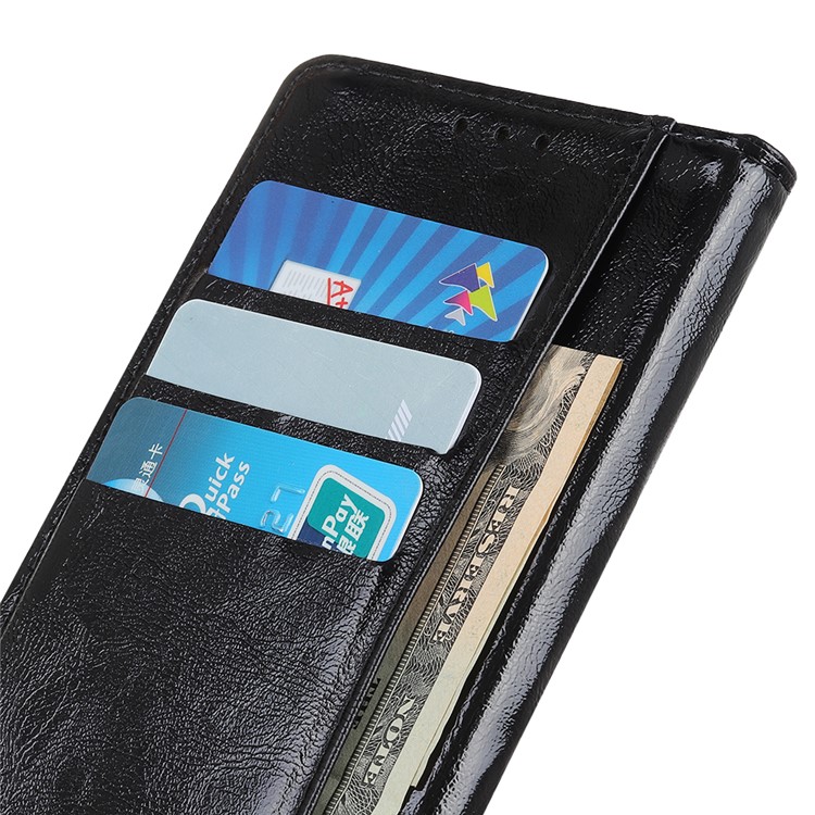 PU Leather Protection Mobile Phone Case [Wallet Stand] for Samsung Galaxy A30 - Black-9