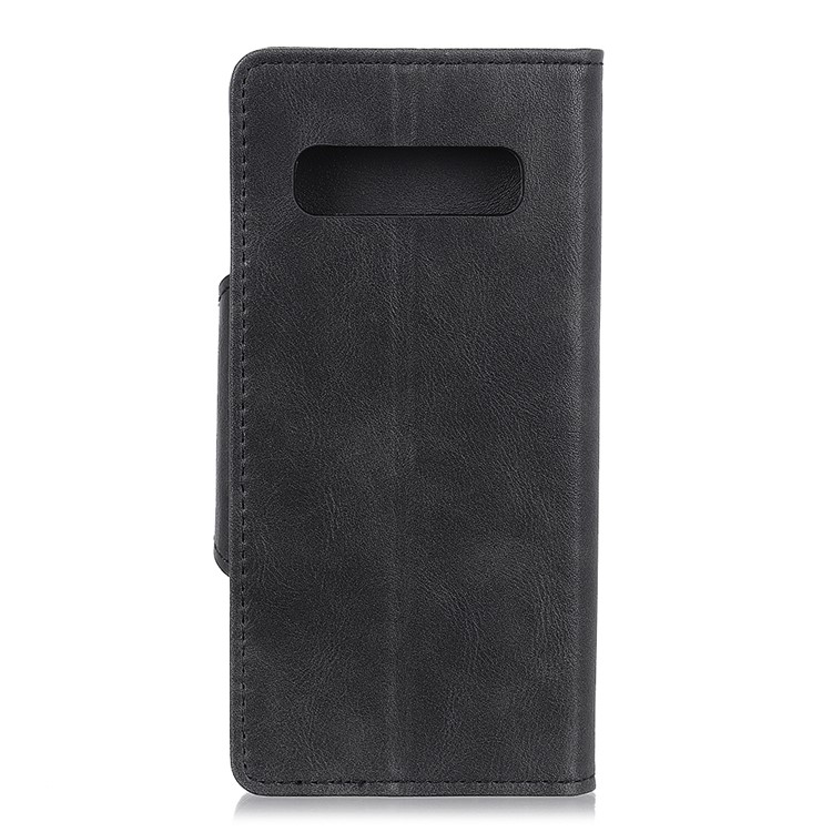 PU Leather Wallet Stand Cell Phone Case for Samsung Galaxy S10 5G - Black-2