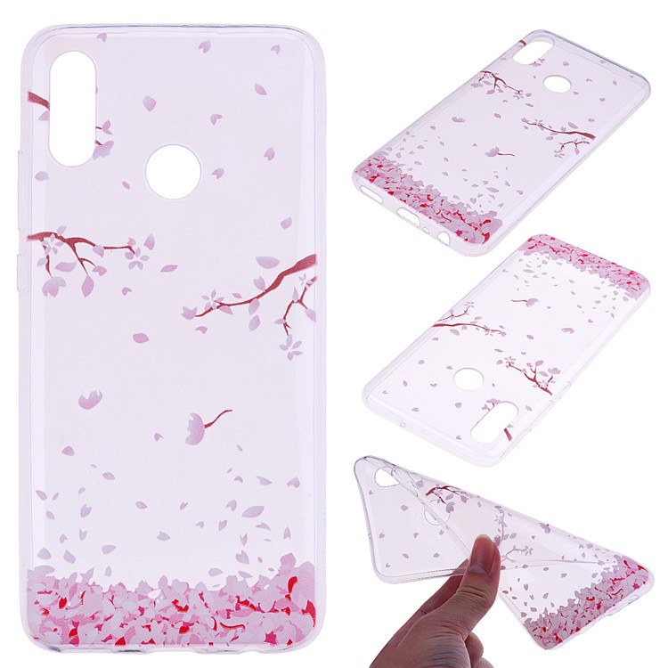 

Pattern Printing TPU Case for Samsung Galaxy M20 - Beautiful Flowers, Galaxy M20