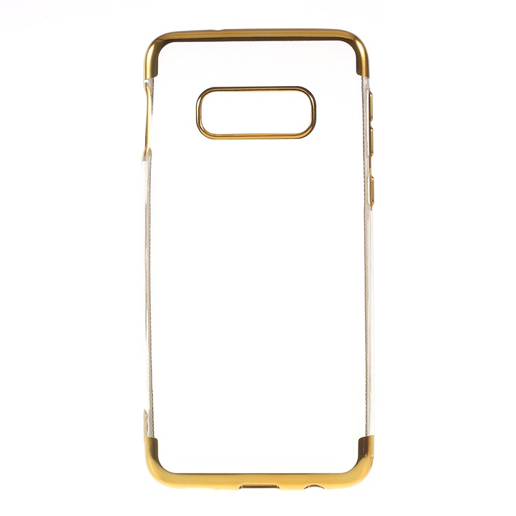 

Electroplating Edges TPU Back Case for Samsung Galaxy S10e - Gold, Galaxy S10e