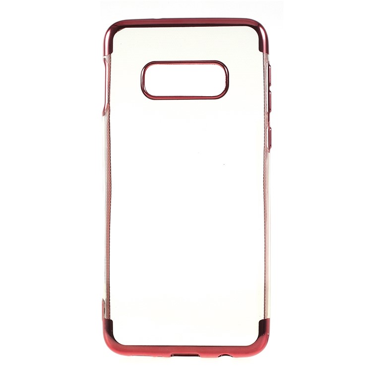 

Electroplating Edges TPU Back Case for Samsung Galaxy S10e - Red, Galaxy S10e