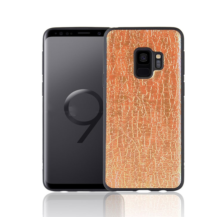 

PU Кожаный Чехол Мягкий Чехол Для Samsung Galaxy S9 + SM-G965 - Золото, Galaxy S9+