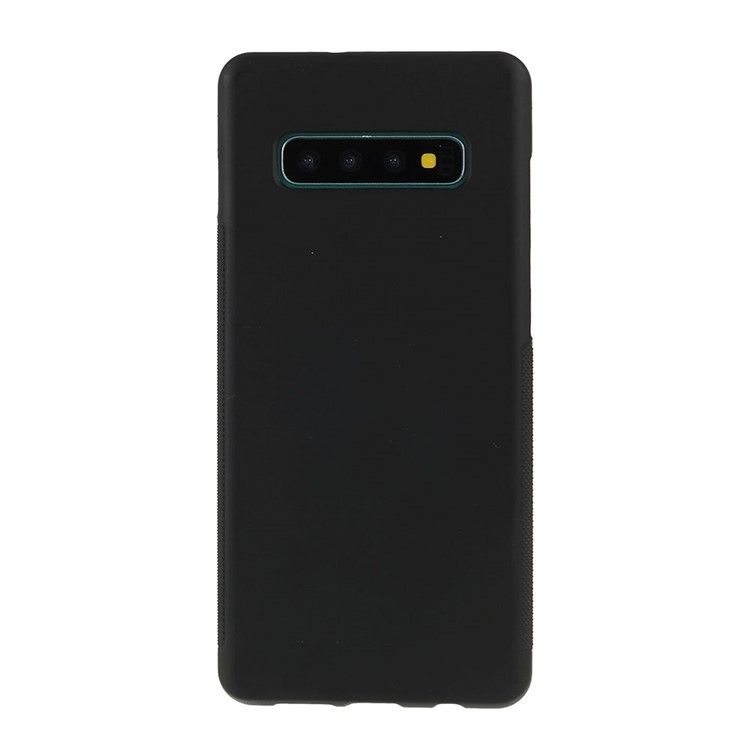 Anti-slip Matte TPU Phone Case for Samsung Galaxy S10 Plus - Black-2