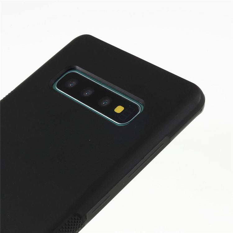 Anti-slip Matte TPU Phone Case Shell for Samsung Galaxy S10 - Black-3