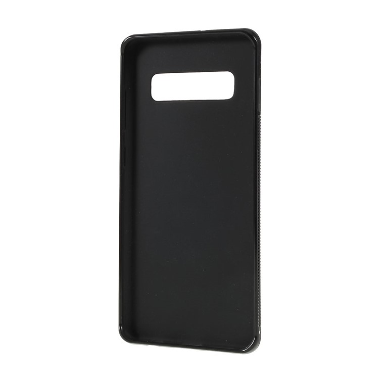 Anti-slip Matte TPU Phone Case Shell for Samsung Galaxy S10 - Black-5