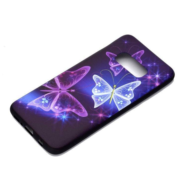 Pattern Printing Soft TPU Phone Case for Samsung Galaxy S10e - Pretty Butterflies-3