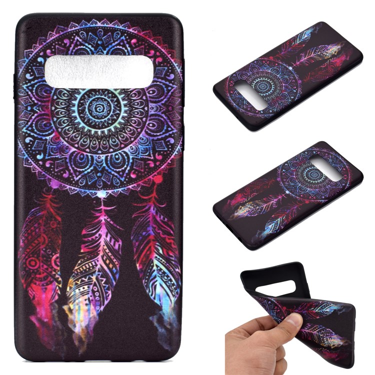 

Печать С Рисунком Мягкая ТПУ Мобильная Крышка Для Samsung Galaxy S10 Plus - Ловец Снов, Galaxy S10 Plus