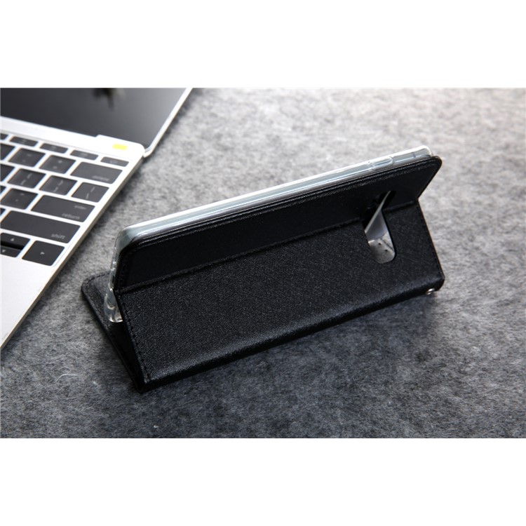 CMAI2 Silk Texture Leather Wallet Case for Samsung Galaxy S10 - Black-10