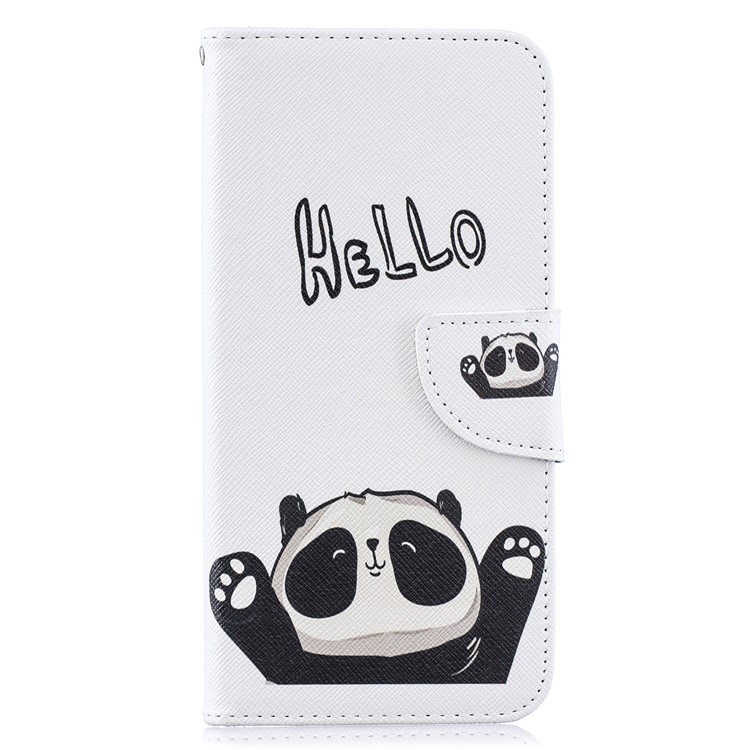 Pattern Printing PU Leather Wallet Cover for Samsung Galaxy A50 / A50s / A30s - Cute Panda-2