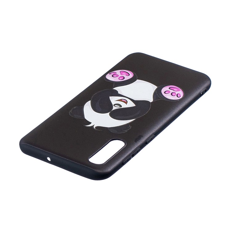 Embossment Patterned TPU Soft Protector Cover Case for Samsung Galaxy A50 / A50s / A30s - Cute Panda-4