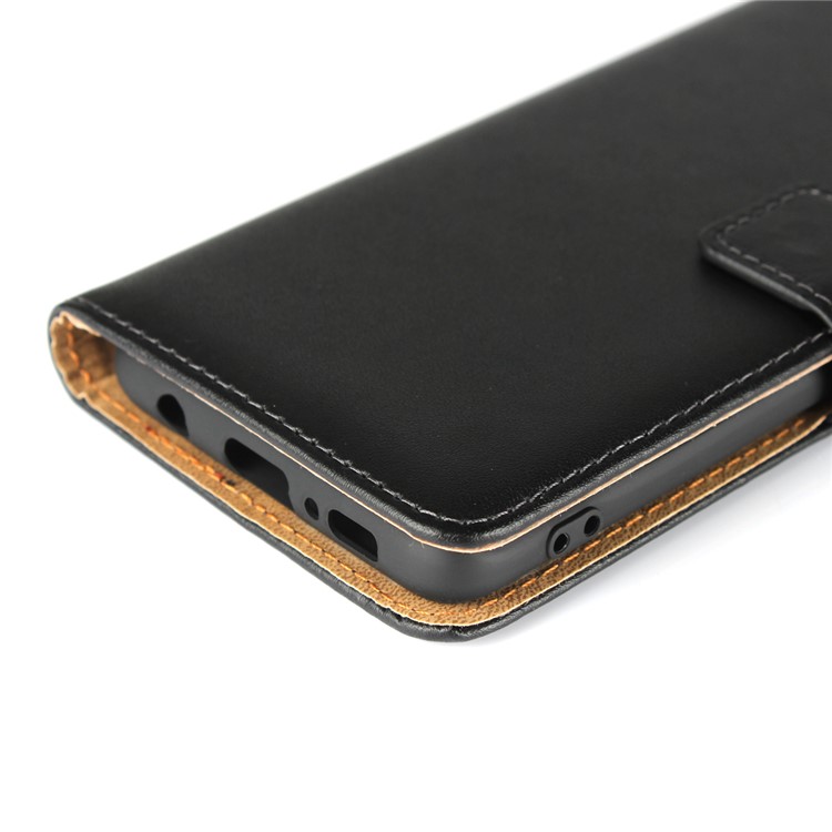 Genuine Split Leather Shell with Stand Wallet for Samsung Galaxy S10-9