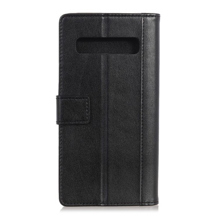 Wallet Leather Stand Case for Samsung Galaxy S10 Plus - Black-5