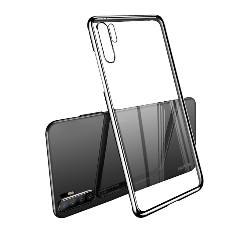 X-LEVEL Dawn Series Electroplated PC Hard Cover for Huawei P30 Pro - Black-1