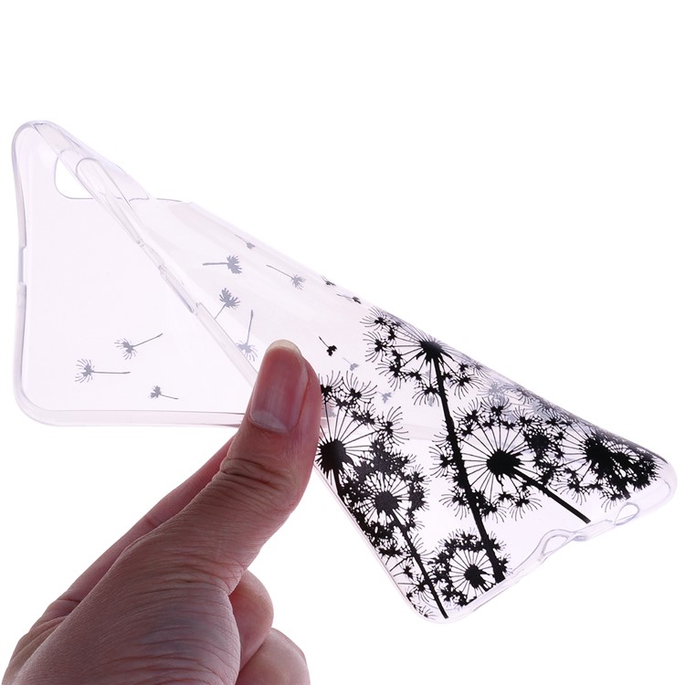 Pattern Printing TPU Mobile Phone Casing for Samsung Galaxy A50 - Dandelion-5