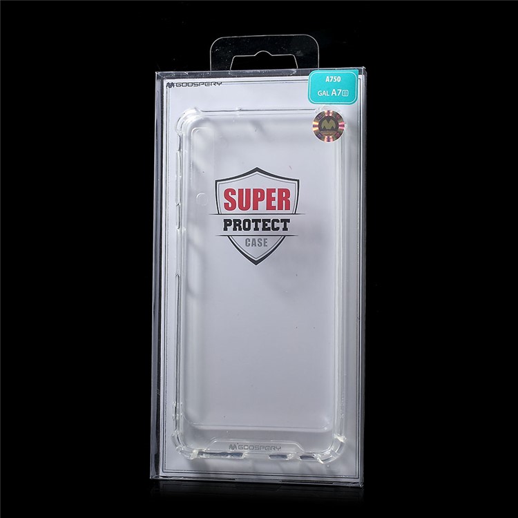 MERCURY GOOSPERY Shockproof Acrylic + TPU Hybrid Phone Cover Case for Samsung Galaxy A7 (2018)-5