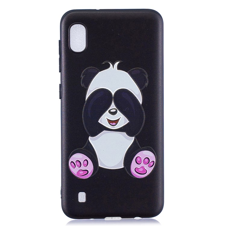 Padrão De Impressão Em Relevo Caso TPU Para Samsung Galaxy A10 - Panda Bonito-2