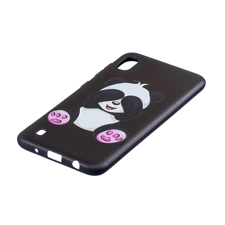 Padrão De Impressão Em Relevo Caso TPU Para Samsung Galaxy A10 - Panda Bonito-3