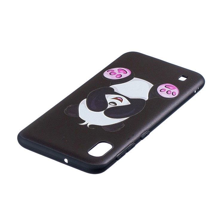 Padrão De Impressão Em Relevo Caso TPU Para Samsung Galaxy A10 - Panda Bonito-4