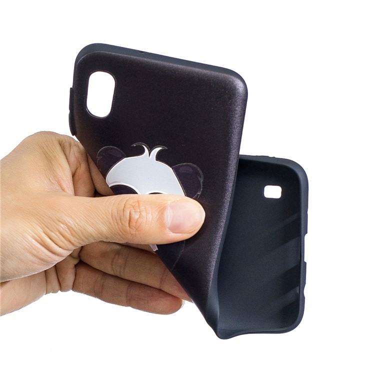 Padrão De Impressão Em Relevo Caso TPU Para Samsung Galaxy A10 - Panda Bonito-5