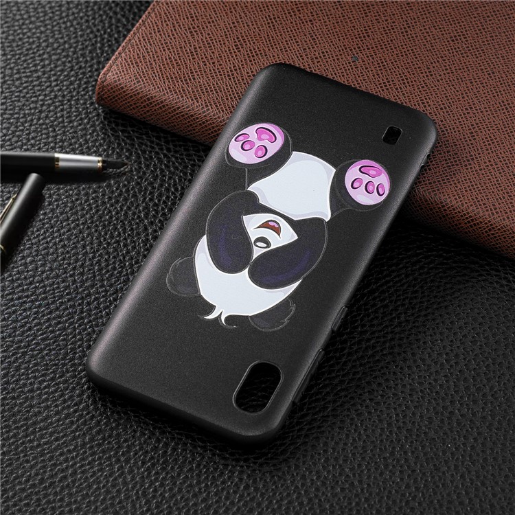 Padrão De Impressão Em Relevo Caso TPU Para Samsung Galaxy A10 - Panda Bonito-7