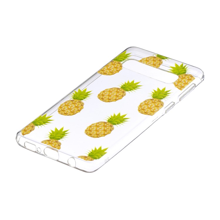 Estuche De TPU Estampado Para Samsung Galaxy S10 - Piña-2