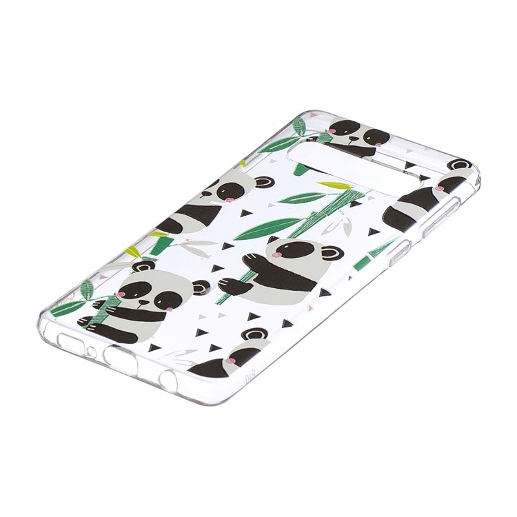 Estuche De TPU Estampado Para Samsung Galaxy S10 - Adorable Panda-2