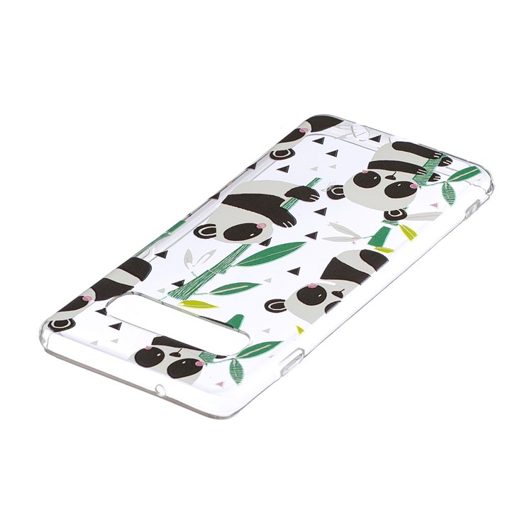 Estuche De TPU Estampado Para Samsung Galaxy S10 - Adorable Panda-3
