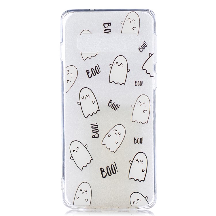 Pattern Printing TPU Case for Samsung Galaxy S10 - Cartoon Pattern-1