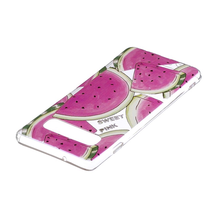 Pattern Printing TPU Case for Samsung Galaxy S10 - Watermelon-3