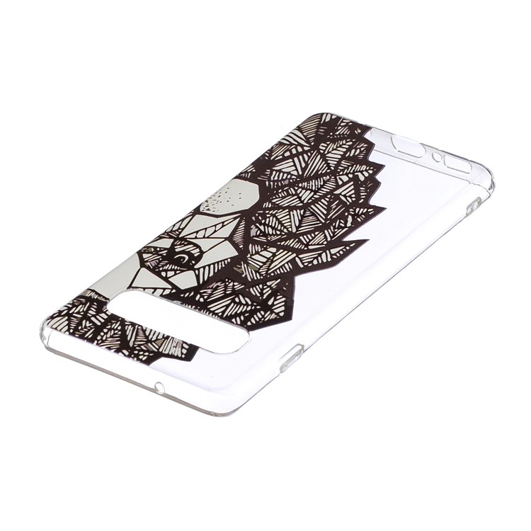 Estuche De TPU Estampado Para Samsung Galaxy S10 - Animal Abstracto-3