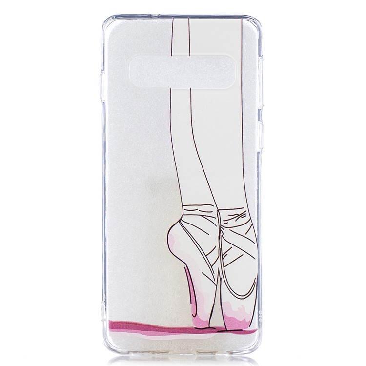 Estuche De TPU Estampado Para Samsung Galaxy S10 - Zapatos De Tacón Alto-1