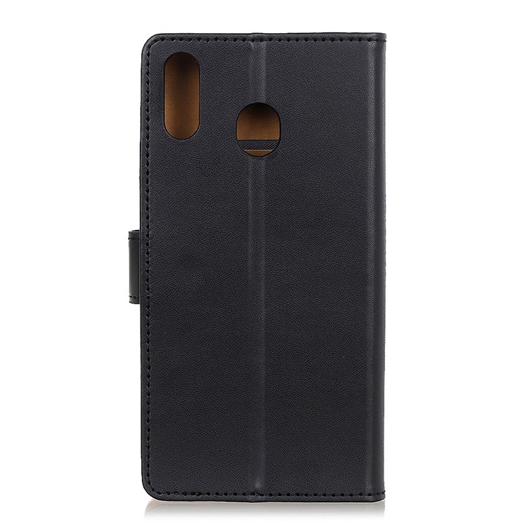 Wallet Stand Leather Flip Cell Phone Cover for Samsung Galaxy M30 - Black-11