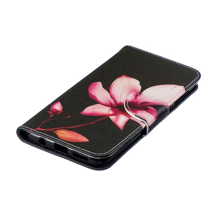 Pour Samsung Galaxy A20 / Etui Portefeuille En Cuir Avec Motif A30 - Motif De Fleurs-8