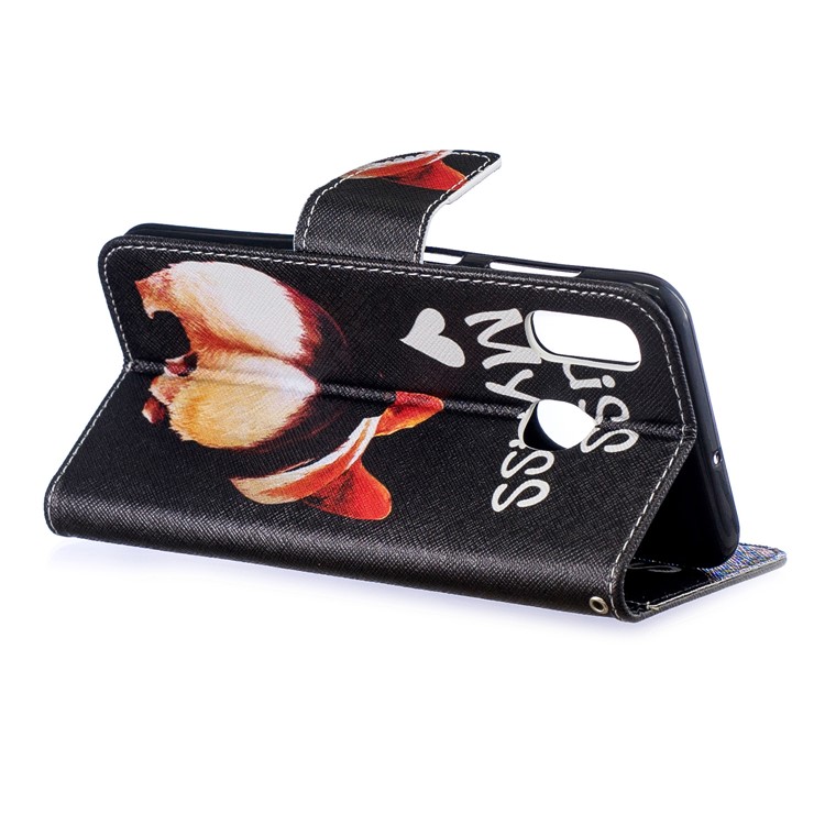 Pour Samsung Galaxy A20 / Etui Portefeuille En Cuir Avec Motif A30 - Va Te Faire Foutre-6