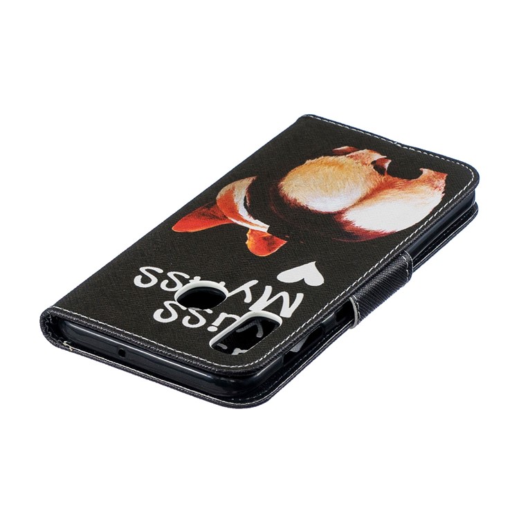 Pour Samsung Galaxy A20 / Etui Portefeuille En Cuir Avec Motif A30 - Va Te Faire Foutre-9