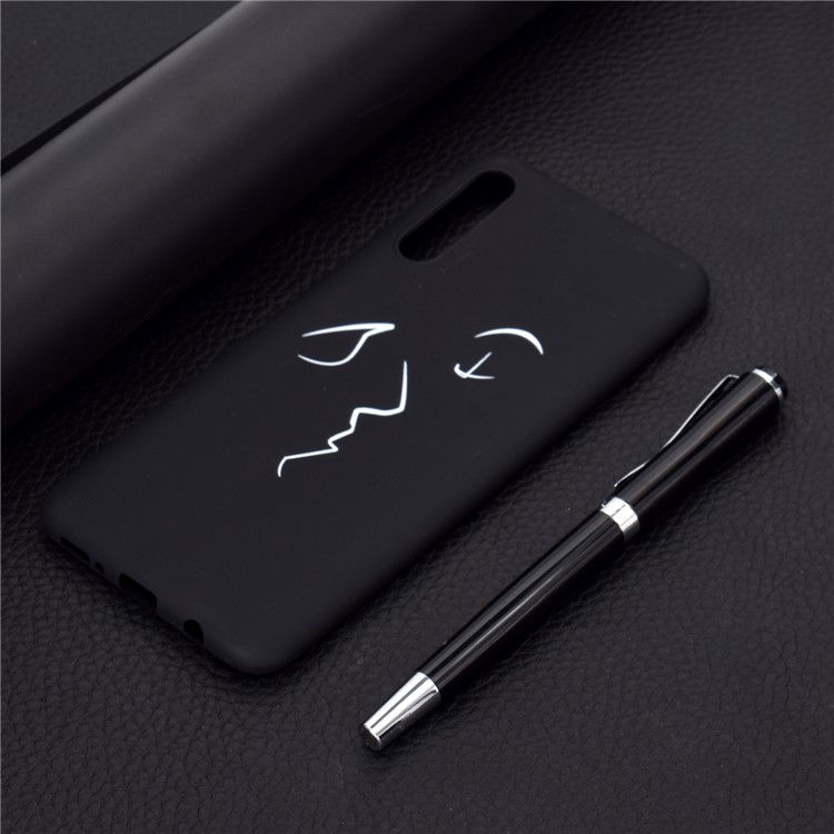 Matte Pattern Printing TPU Case Accessory for Samsung Galaxy A50 / A50s / A30s - Abstract Face-8