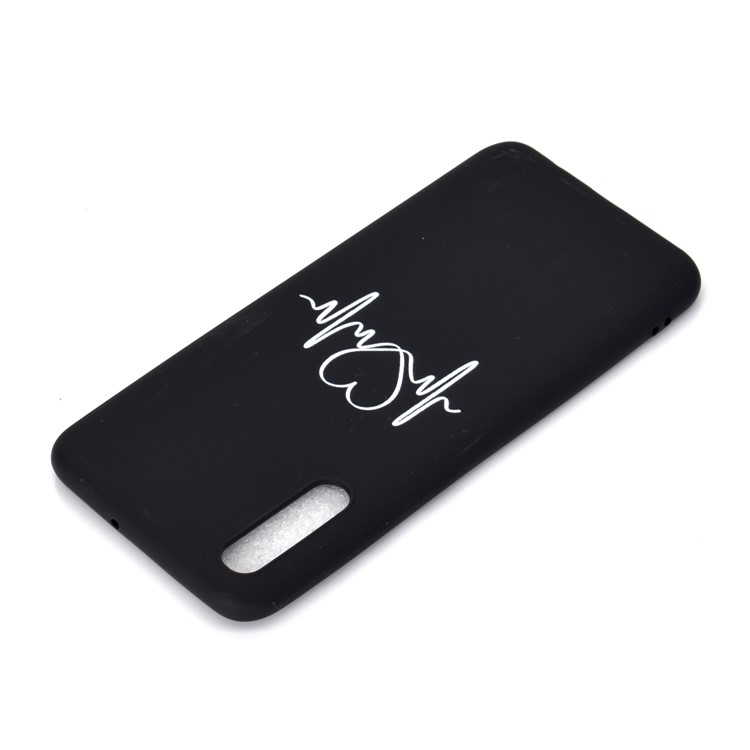 Matte Pattern Printing TPU Case Accessory for Samsung Galaxy A50 / A50s / A30s - Heart-4